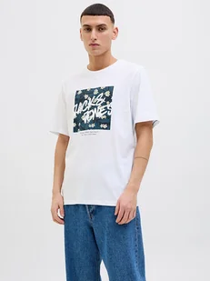 Jack & Jones Koszulka "Hawaii" w kolorze białym - Koszulki męskie - miniaturka - grafika 1