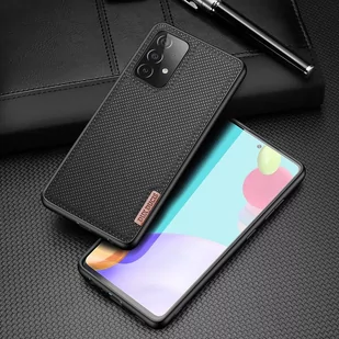 Dux Ducis Fino etui pokrowiec pokryty nylonowym materiałem Samsung Galaxy A72 4G czarny - Etui i futerały do telefonów - miniaturka - grafika 2