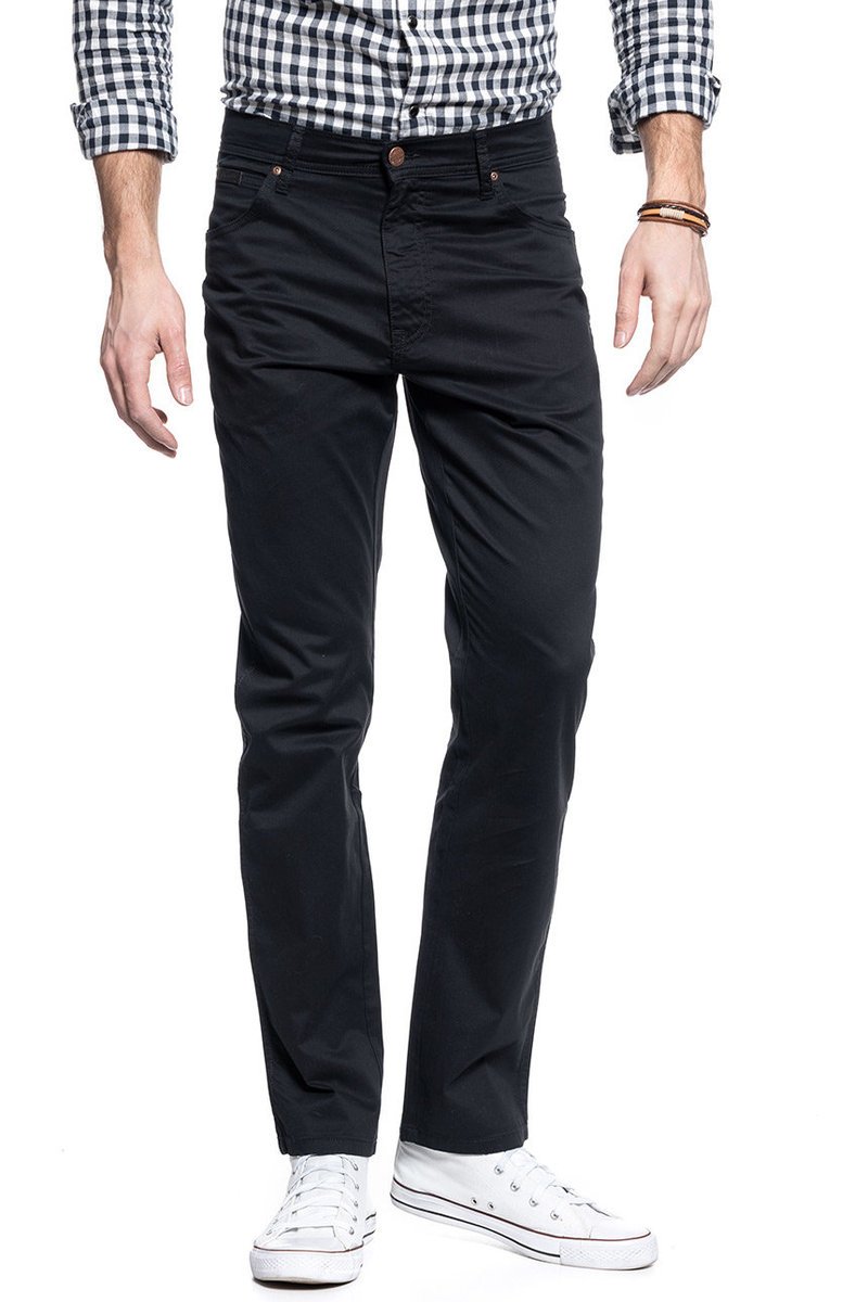 Spodnie Męskie Wrangler Texas Slim Black W12Swa100-W33 L34