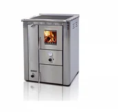 Kuchnie węglowe - Senko C-20 kuchnia c.o. na drewno, inox - miniaturka - grafika 1