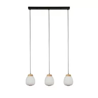 Lampy sufitowe - Ella lampa wisząca 3xE14 czarna/biała 31411-3NA - miniaturka - grafika 1
