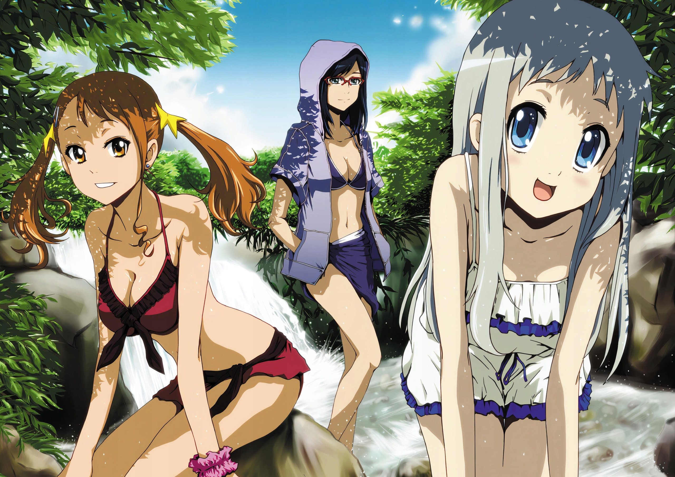 Plakat A3 anime manga Anohana The Flower We Saw That Day