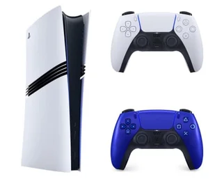 Sony PlayStation 5 Pro + DualSense Cobalt Blue - Konsole Playstation - miniaturka - grafika 1