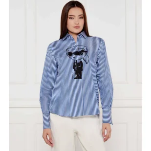 Karl Lagerfeld Koszula IKON Relaxed fit - Koszule damskie - miniaturka - grafika 1