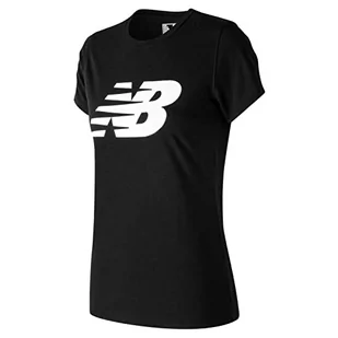 New Balance Core Flying NB koszulka damska z logo, czarna, m - Koszulki i topy damskie - miniaturka - grafika 1