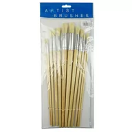 Pędzle - Pędzle dla artystów, okrągłe, 12 sztuk - miniaturka - grafika 1