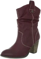 Kozaki damskie - s.Oliver Damskie kozaki i botki Casual Fashion, czerwony - czerwony bordowy 549-36 EU - miniaturka - grafika 1