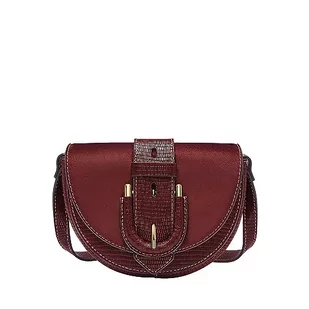 Fossil Torebka Damska Harwell, Mała Torebka Crossbody z Klapką z Wytłaczanej Skóry z Efektem Jaszczurki, Dł: 16,5 cm, Szer: 5,1 cm, Wys: 11,4 cm, Zb1939243 - Torebki damskie - miniaturka - grafika 1