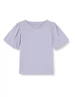 Koszulki i topy damskie - NAME IT Girl's NMFIONE SS TOP PB koszulka z krótkim rękawem, perski fiolet, 98, Persian Violet, 98 cm - miniaturka - grafika 1