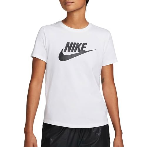 Nike Women's Top Nsw Icon Futura, White/Black, DX7906-100, M