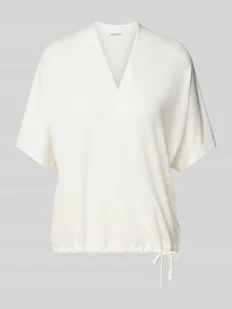 T-shirt o kroju relaxed fit z rękawami nietoperzami - Koszulki i topy damskie - miniaturka - grafika 1