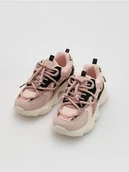 Buty dla dziewczynek - Reserved - Buty sportowe - pastelowy róż - miniaturka - grafika 1