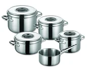 Zestawy garnków i patelni - Schulte-Ufer Garnki Stalowe Romana Meister Zestaw 5szt. - miniaturka - grafika 1