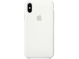 Silikonowe etui na telefon iphone X Iphone Xs Biały - Etui i futerały do telefonów - miniaturka - grafika 1