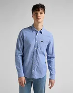Koszule męskie - Lee Leesure Shirt Męska Koszula Blue Union L66Noruf-Xl - miniaturka - grafika 1