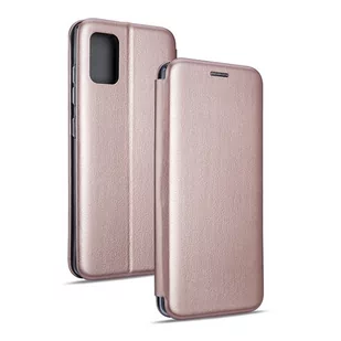 NoName Etui Book Magnetic Samsung A20s A207 różowo-złoty/rose gold FOR004902 - Etui i futerały do telefonów - miniaturka - grafika 1