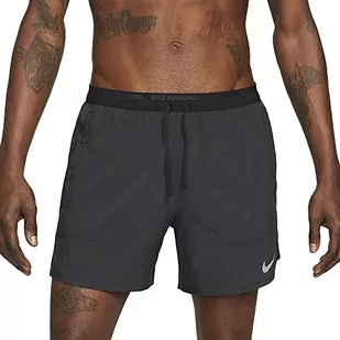 Nike Męskie spodnie Df Stride Shrt 5 in Bf, czarne/odblaskowe srebro, S - Spodenki męskie - miniaturka - grafika 1