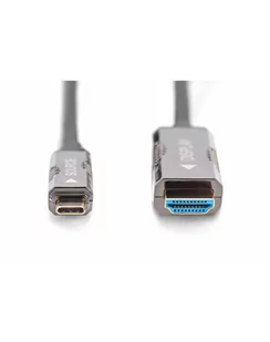 digitus Kabel adapter hybrydowy AOC USB Typ C na HDMI 4K 60Hz 15m - Kable komputerowe i do monitorów - miniaturka - grafika 1
