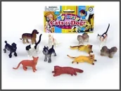 Figurki dla dzieci - Hipo Piesek mini 12szt w worku P9605/12 - miniaturka - grafika 1