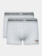 Majtki męskie - Aeronautica Militare Komplet 2 par bokserek AM1UBX004 Szary - miniaturka - grafika 1