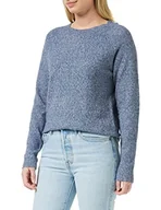 Bluzki damskie - Vero Moda Bluzka damska, Marynarka granatowa/szczegół: melanż, S - miniaturka - grafika 1