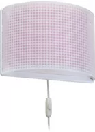 Lampy ścienne - Dalber Vichy Pink kinkiet 1-punktowy 80228S - miniaturka - grafika 1