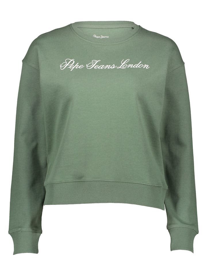 Pepe Jeans Bluza w kolorze zielonym