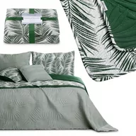 Narzuty - AmeliaHome - narzuta na łóżko zielona TROPICALBONAIRE rozmiar 170X270 cm. - miniaturka - grafika 1