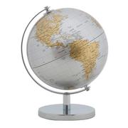 Globusy - Dekoracja na stół w kolorze srebrno-złotym Mauro Ferretti Globe, wys. 28 cm - miniaturka - grafika 1