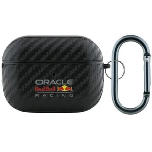 Etui na słuchawki RED BULL Carbon Logo do Apple AirPods 4 Czarny - Akcesoria do słuchawek - miniaturka - grafika 1