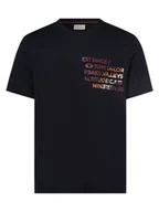 Koszulki męskie - Tom Tailor - T-shirt męski, niebieski - miniaturka - grafika 1