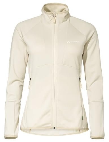 VAUDE Women's Monviso Fleece FZ Jacket II, elastyczna damska kurtka polarowa do sportów górskich, ciepła, oddychająca i szybkoschnąca, wykonana z materiałów pochodzących z recyklingu i przyjazna dla