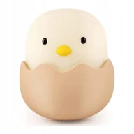 Lampy stojące - Lampka Nocna Kurczak Eggshell LED dla dzieci Silikonowa na USB - miniaturka - grafika 1