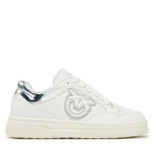 Sneakersy PINKO Mandy 11 SS0077 P014 Biały - Sneakersy damskie - miniaturka - grafika 1