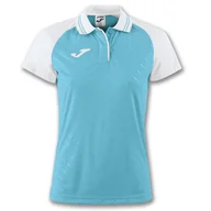 Tenis ziemny - Koszulka do tenisa z krótkim rękawem dziecięca Joma POLO TORNEO II turquise - miniaturka - grafika 1