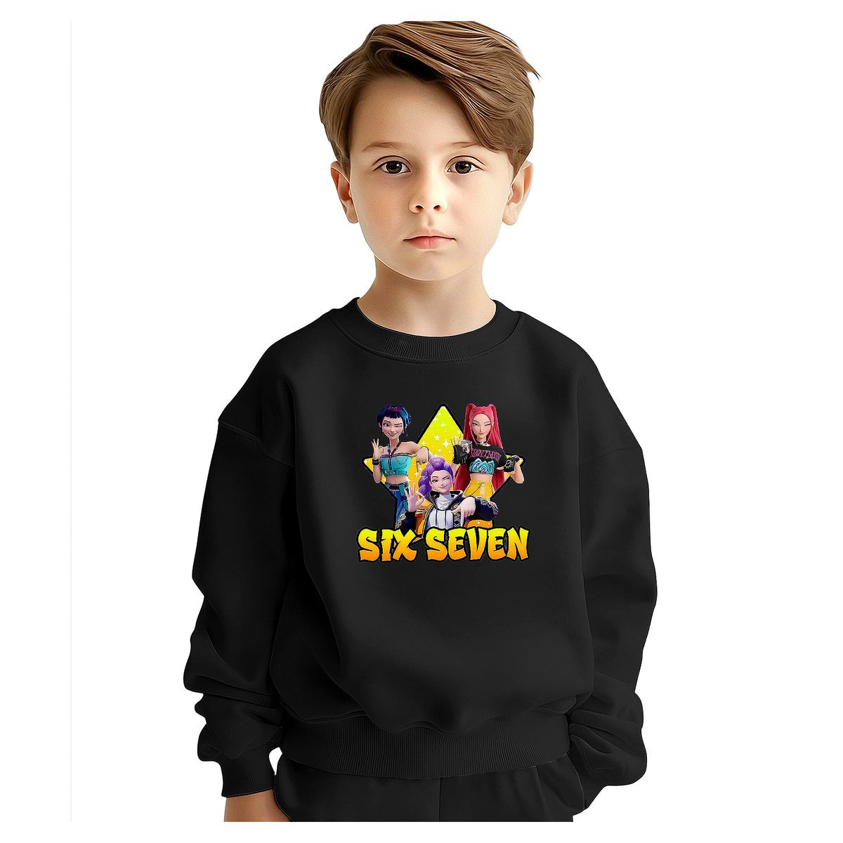 BLUZA DZIECIĘCA 67 SIX SEVEN VIRAL HUNTRIX 122-128 DLA CHŁOPCA DZIEWCZYNKI