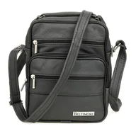 Torby męskie - Męska mała torba skórzana przez ramię Beltimore szara G19 szary, srebrny - miniaturka - grafika 1