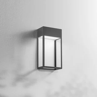 Fabas Luce Kinkiet zewnętrzny LED Edo, czarny - Lampy ogrodowe - miniaturka - grafika 1