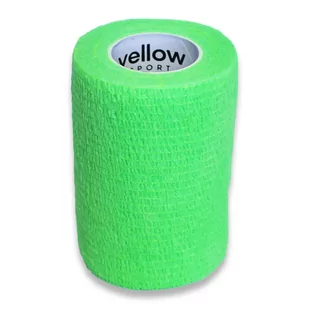 yellowBAND Bandaż Kohezyjny 7,5cm x 4,5m Intensywny Zielony - Apteczki i materiały opatrunkowe - miniaturka - grafika 1