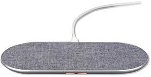 Ładowarka indukcyjna 4smarts VoltBeam 2x15W Silver (4252011900619) - Ładowarki do telefonów - miniaturka - grafika 1