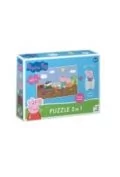 Puzzle - Puzzle 60 Peppa Pig with charater figure - miniaturka - grafika 1
