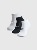 Skarpetki dla dzieci - 4F Skarpetki casual za kostkę (3-pack) chłopięce - multikolor 32-34 - miniaturka - grafika 1