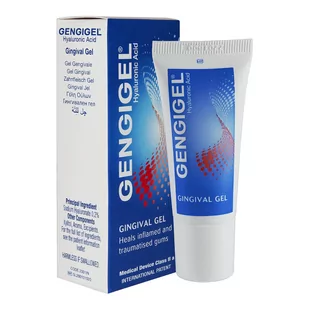 GENGIGEL Gel 0,20% HA 20ml - żel z kwasem hialuronowym wspomagający leczenie stanów zapalnych dziąseł i błon śluzowych - Pasty do zębów - miniaturka - grafika 1