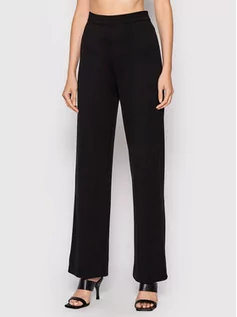 Spodnie damskie - Imperial Spodnie materiałowe P3L7DAN Czarny Regular Fit - grafika 1