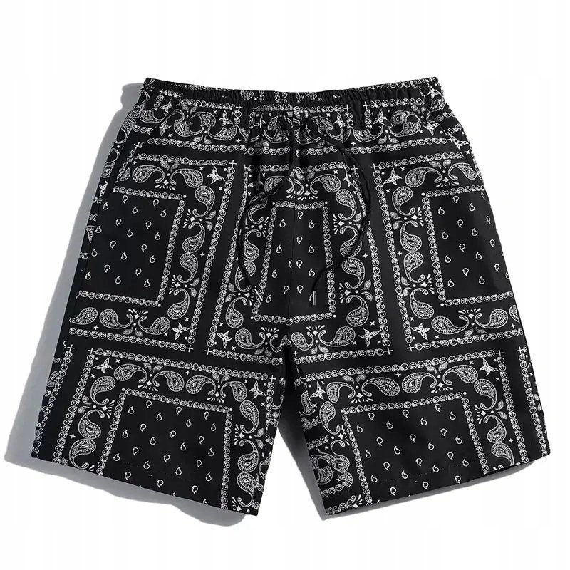 Spodenki szorty plażowe bandana streetwear