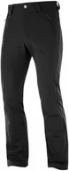 Spodnie sportowe damskie - Salomon Spodnie Wayfarer Warm Straight PA Black 404089 - miniaturka - grafika 1
