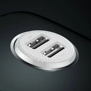 Baseus Grain Pro ładowarka samochodowa 2x USB 4,8 A biały (CCALLP-02) - Ładowarki samochodowe - miniaturka - grafika 9