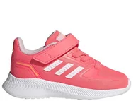 Buty dla dziewczynek - Buty dziecięce adidas GX3544 RUNFALCON 2.0 I Różowe - miniaturka - grafika 1