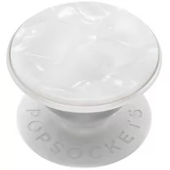 Uchwyty samochodowe do telefonów - PopSockets PopGrip  wysuwany cokół i uchwyt do smartfonów i tabletów z wymiennym topem  Acetate Pearl White - miniaturka - grafika 1