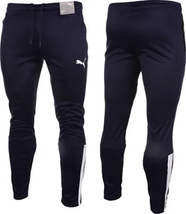 Puma Spodnie męskie Puma teamLIGA Training Pants granatowe 657242 06 S - Spodnie sportowe męskie - miniaturka - grafika 1